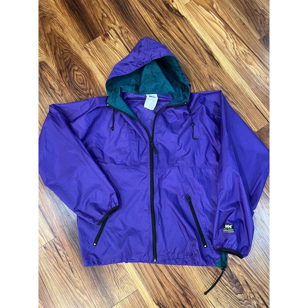 Helly Henson Vintage Purple Shell Windbreaker